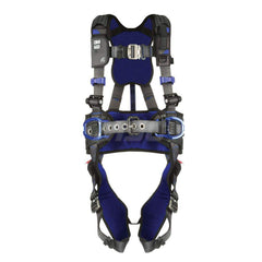 Fall Protection Harnesses: 420 Lb, Construction Style, Size 2X-Large, For Construction & Positioning, Back & Hips Quick-Connect Leg Strap, Quick-Connect Chest Strap