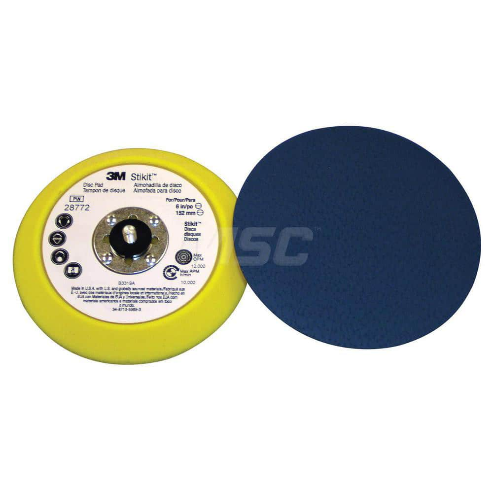 Disc Backing Pad: 7″ Dia, Hook & Loop 8,600 Max RPM