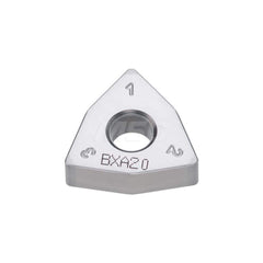 Turning Insert:  6QS-WNGA432 BXA20,  Polycrystalline Cubic Boron Nitride Coated Finish,  Neutral,  1/2″ Inscribed Circle,  0.0315″ Corner Radius,  80.0 &deg N/A Trigon,  Series  WNGA
