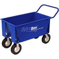 Wheelbarrows; Volume Capacity: 6.5; Load Capacity: 300; Wheel Type: Semi-Pneumatic; Wheel Material: Rubber; Tray Material: Steel; Wheel Diameter (Inch): 10; Handle Material: Steel; Color: Blue; Capacity (Lb.): 6.5; Color: Blue; Wheel Diameter: 10