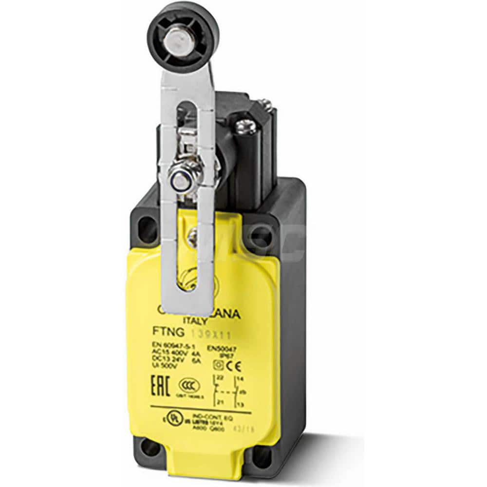 General Purpose Limit Switches; Actuator Type: Rod Lever; Voltage: 600 VAC; Contact Form: 1NO/1NC; Contact Configuration: 1NO/1NC; Terminal Type: Screw Terminal; Mounting Type: Panel Mount; Connection Type: M20; Actuator Location: Top; Material: Glass fil