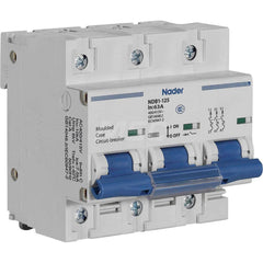 Circuit Breakers; Circuit Breaker Type: C60SP - Supplementary Protection; Milliamperage (mA): 63000; 63; Number of Poles: 3; Breaking Capacity: 10 kA; Tripping Mechanism: Thermal-Magnetic; Terminal Connection Type: Screw; Mounting Type: DIN Rail Mount; Vo