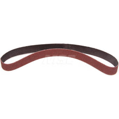 Abrasive Belt: 3/4″ Width, 20-1/2″ OAL, 80+ Grit, Ceramic Coated