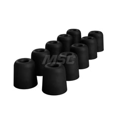 Earplug: 31dB, Foam, Barrel & Cone, Roll Down, Uncorded Black