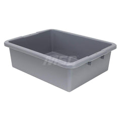 Cans, Pails & Tubs; Product Type: Tub; Volume Capacity Range: 0 - 9.5 gal; Body Material: Polypropylene; Volume Capacity: 9.5; Opening Type: Open Head; Color: Gray; Product Type: Tub; Material: Polypropylene; Volume Capacity (Gal.): 9.5; Color: Gray