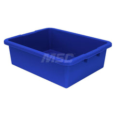 Cans, Pails & Tubs; Product Type: Tub; Volume Capacity Range: 0 - 6.8 gal; Body Material: Polypropylene; Volume Capacity: 6.8; Opening Type: Open Head; Color: Blue; Product Type: Tub; Material: Polypropylene; Volume Capacity (Gal.): 6.8; Color: Blue