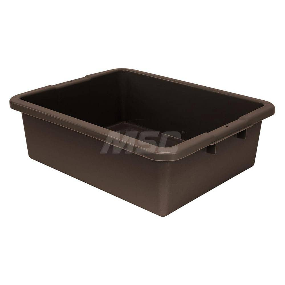 Cans, Pails & Tubs; Product Type: Tub; Volume Capacity Range: 0 - 11.3 gal; Body Material: Polypropylene; Volume Capacity: 11.3; Opening Type: Open Head; Color: Brown; Product Type: Tub; Material: Polypropylene; Volume Capacity (Gal.): 11.3; Color: Brown