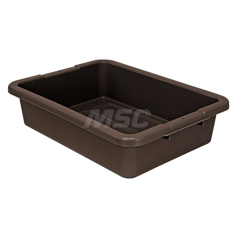 Cans, Pails & Tubs; Product Type: Tub; Volume Capacity Range: 0 - 8.1 gal; Body Material: Polypropylene; Volume Capacity: 8.1; Opening Type: Open Head; Color: Brown; Product Type: Tub; Material: Polypropylene; Volume Capacity (Gal.): 8.1; Color: Brown