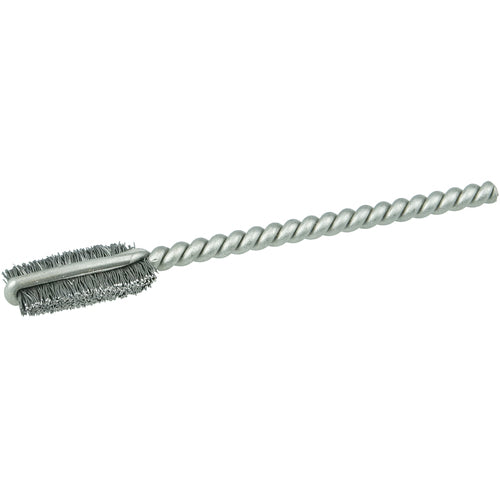 1/4″ Power Tube Brush, .003″ Steel Wire Fill, 9/16″ Brush Length - Benchmark Tooling