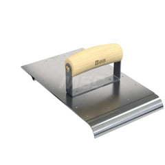 Trowels; Type: Hand Groover; Trowel Type: Hand Groover; Blade Type: Round; Blade Material: Stainless Steel; Handle Material: Wood