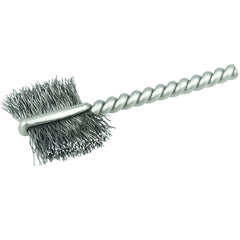 3/4″ Power Tube Brush, .008″ Steel Wire Fill, 5/8″ Brush Length - Benchmark Tooling