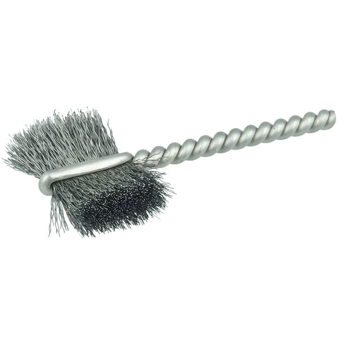 7/8″ Power Tube Brush, .005″ Steel Wire Fill, 5/8″ Brush Length - Benchmark Tooling