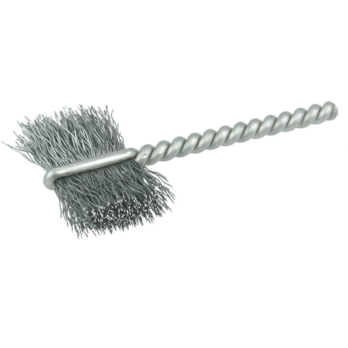 1″ Power Tube Brush, .005″ Steel Wire Fill, 5/8″ Brush Length - Benchmark Tooling