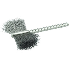 1-1/8″ Power Tube Brush, .005″ Steel Wire Fill, 5/8″ Brush Length - Benchmark Tooling