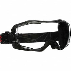 3M - Size L Clear Polycarbonate Anti-Fog Safety Goggles - Benchmark Tooling