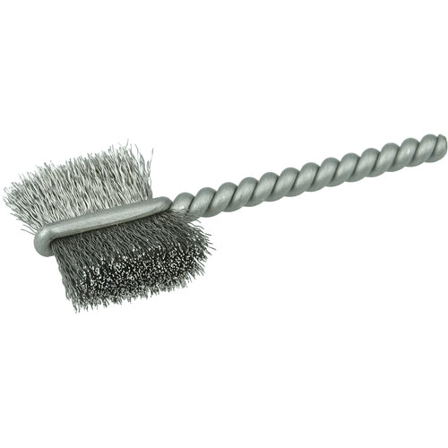 3/4″ Power Tube Brush, .005″ Stainless Steel Wire Fill, 5/8″ Brush Length - Benchmark Tooling