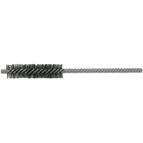 1/2″ Power Tube Brush, .004″ Stainless Steel Wire Fill, 2″ Brush Length - Benchmark Tooling