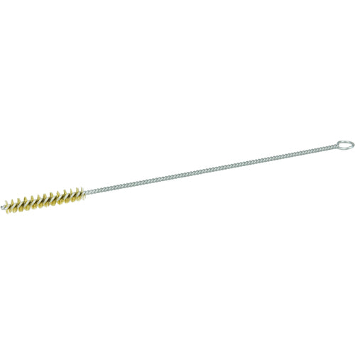 1/4″ Hand Tube Brush-0.005″ Brass, 1 1/2 Brush Length - Non-Sparking Wire Wheel - Benchmark Tooling