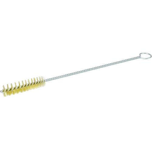 1/2″ Hand Tube Brush-0.004″ Brass, 2 Brush Length - Non-Sparking Wire Wheel - Benchmark Tooling