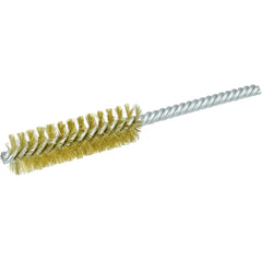 3/4″ Power Tube Brush-0.006″ Brass, 2-1/2 Brush Length - Non-Sparking Wire Wheel - Benchmark Tooling