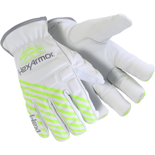 Goatskin Leather Glove with Foam Impact Padding, Size XXL