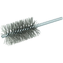 1-1/2″ Power Tube Brush, .014″ Stainless Steel Fill, 2-1/2″ Brush Length - Benchmark Tooling