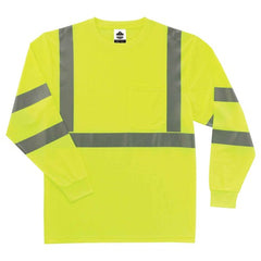 8391 XL Lime Long Sleeve T-Shirt Type R Class 3 - Benchmark Tooling