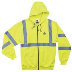 8392 3XL LIME HOODED SWEATSHIRT - Benchmark Tooling