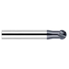 ‎Undercutting End Mills - 0.3750″ (3/8″) Cutter Diameter × 2.2500″ (2-1/4″) Neck Length × 220° Carbide Undercutting End Mill, 4 Flutes, AlTiN Coated - Exact Industrial Supply