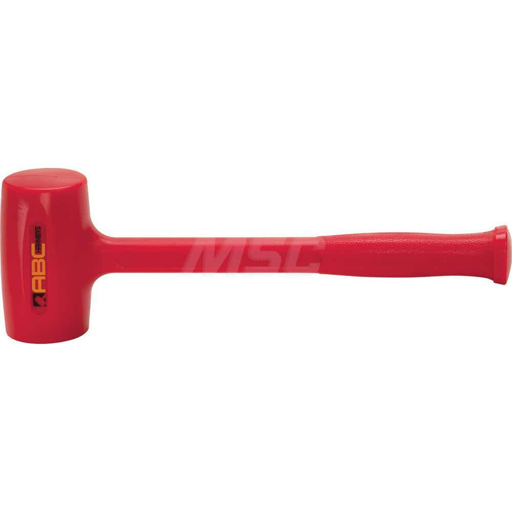 2.8 lb Polyurethane Dead Blow Hammer, Non-Sparking, Non-Marring 2-1/4 ™ Face Diam, 4-5/8″ Head Length, 14-3/8 ™ OAL, 12-1/2″ Steel Reinforced Polyurethane Handle, Double Faced 2-1/4″ Face Diam, 4-5/8″ Head Length, 14-3/8″ OAL, 12-1/2″ Steel-Reinforced Pol