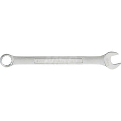 Combination Wrench: Steel, Polished Chrome-Plated