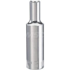 Hand Socket: 3/8″ Drive, 6 mm Socket, 6-Point Chrome-Plated & Polished