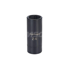 Impact Socket: 1/2″ Drive 6-Point, Black Oxide