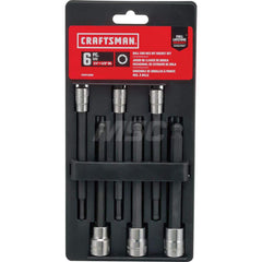 Socket Set: 3/8″ Drive 3/8″ Socket, 6 12 Point, Full Polish