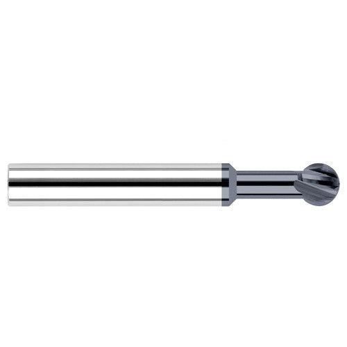 ‎Undercutting End Mills - 0.2500″ (1/4″) Cutter Diameter × 1.5000″ (1-1/2″) Neck Length × 270° Carbide Undercutting End Mill, 4 Flutes, AlTiN Coated - Exact Industrial Supply