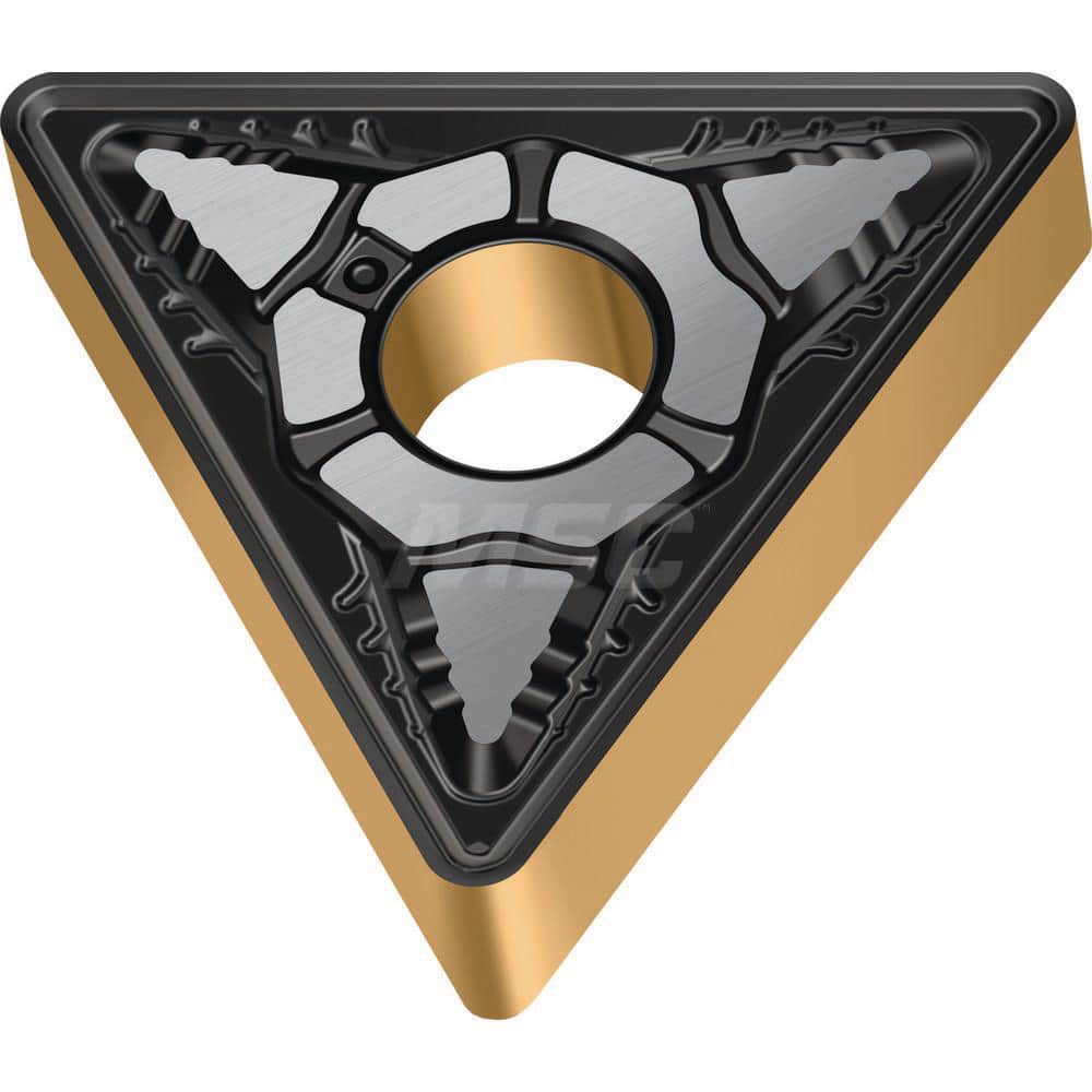 Turning Insert:  TNMG330924-RP5 WPP20G,  Solid Carbide TiCN, Al2O3 & TiN Finish,  Neutral,  1.2990″ Long,  3/4″ Inscribed Circle,  0.0940″ Corner Radius,  60.0 &deg N/A Triangle,  Series  TNMG