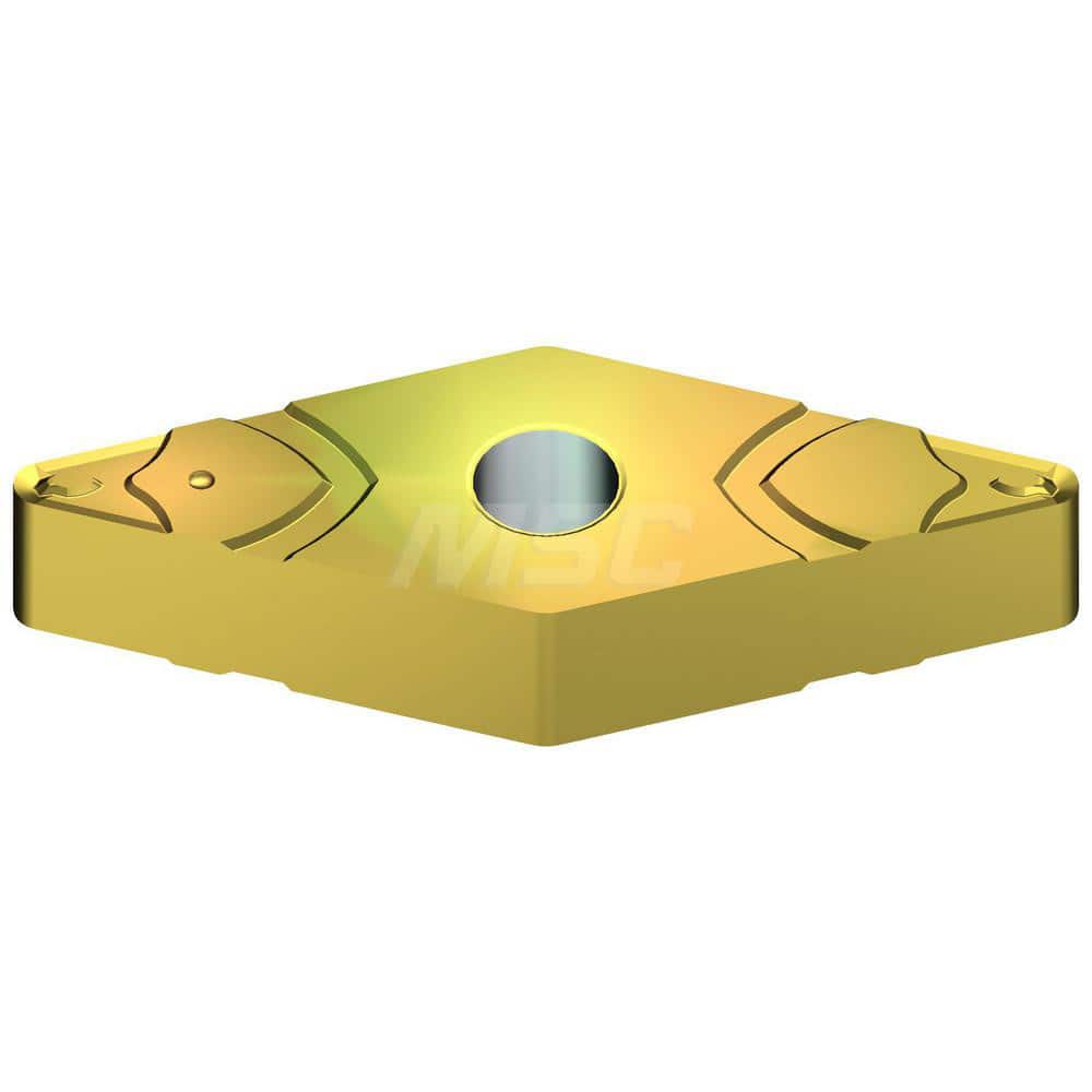 Turning Insert:  VNMG331EFA T2500Z,  Cermet AlN Finish,  Neutral,  0.6535″ Long,  3/8″ Inscribed Circle,  0.0157″ Corner Radius,  35.0 &deg N/A Triangle,  Series  T2500Z