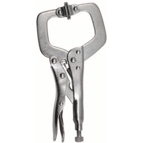 LOCKING C-CLAMP W/SWIVEL PAD 9″ - Benchmark Tooling