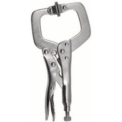 LOCKING C-CLAMP W/SWIVEL PAD 6″ - Benchmark Tooling