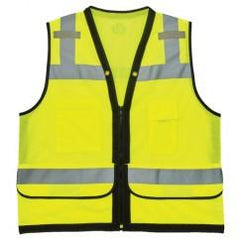 8253HDZ L/XL LIME SURVEYORS VEST - Benchmark Tooling