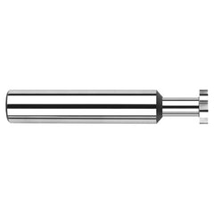1.0000″ (1″) Cutter Diameter × 0.2090″ Width Carbide Retaining Ring Keyseat Cutter, 12 Flutes - Exact Industrial Supply