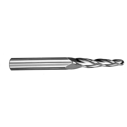 ‎3/8 End Mill 3FL BN TA - SER 24B 1/8x3/8x3-1/2 7.0DEG - Exact Industrial Supply