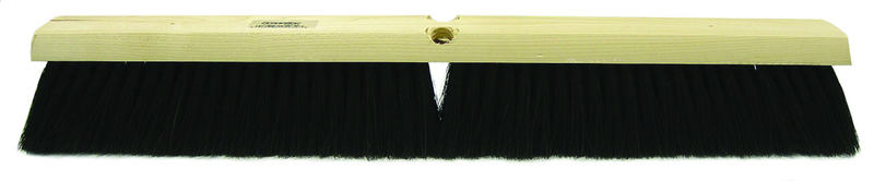 18" - Black Fine Sweeping Broom Without Handle - Benchmark Tooling