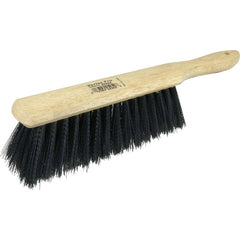 8″ - Black Synthetic Counter Dusters / Oil / Water Resistant Industrial Hand Brush - Benchmark Tooling