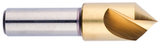 1-1/4" Size-1/2 Shank-90°-HSS Single Flute Countersink - Benchmark Tooling