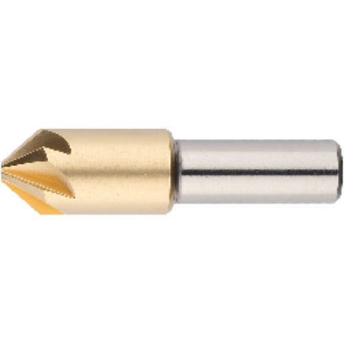 3/8″ Cutting Dia. 1/4″Shank Dia, 6 Flute, 60 Degrees, HSSCo Countersink Series/List #1755 - Benchmark Tooling