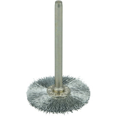 1″ Diameter - Steel Wire Mini Wheel Brush - Benchmark Tooling