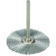 1 1/4″ Diameter - Steel Wire Mini Wheel Brush - Benchmark Tooling