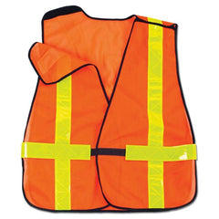 8080BAX Orange Non-Cert X-Back Vest - Benchmark Tooling
