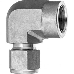 Value Collection - Metal Compression Tube Fittings Type: Female Elbow End Connections: Comp x FNPT - Benchmark Tooling